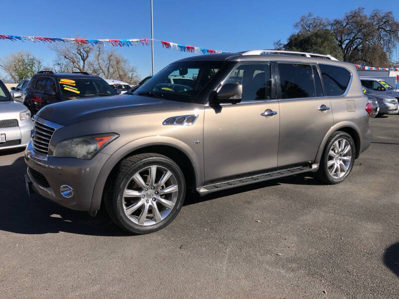 2014 Infiniti QX80 for sale at C J Auto Sales in Riverbank CA