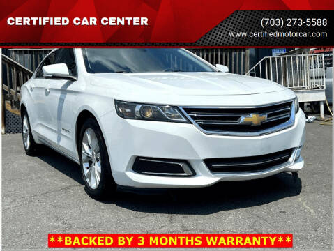 2015 Chevrolet Impala for sale at CERTIFIED CAR CENTER in Fairfax VA