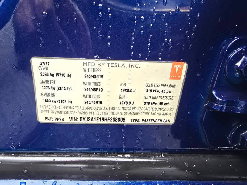 2017 Tesla Model S 75