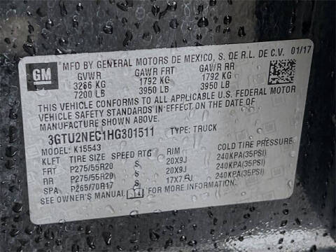 2017 GMC Sierra 1500