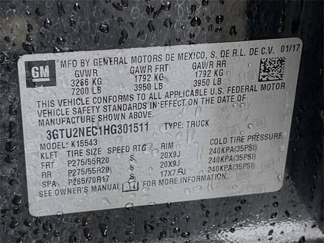 2017 GMC Sierra 1500