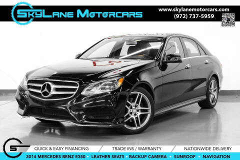 2014 Mercedes-Benz E-Class for sale at Skylane Motorcars in Carrollton TX