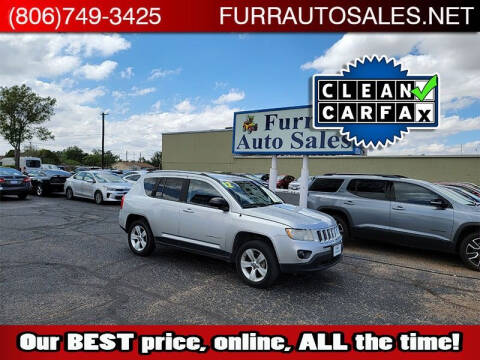 2012 Jeep Compass for sale at FURR AUTO SALES in Lubbock TX