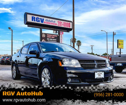 2012 Dodge Avenger for sale at RGV AutoHub in Harlingen TX