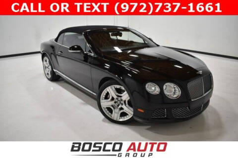 2012 Bentley Continental for sale at Bosco Auto Group in Flower Mound TX