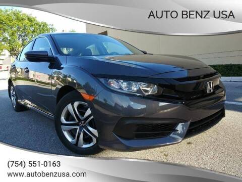 2018 Honda Civic for sale at AUTO BENZ USA in Fort Lauderdale FL