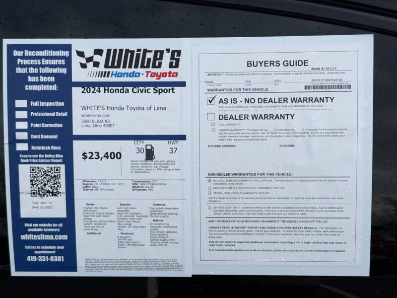 2024 Honda Civic Sport