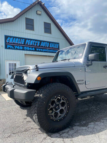 2015 Jeep Wrangler Unlimited for sale at Charlie Pentzs Auto Sales in Waynesboro PA