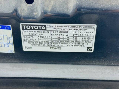 2018 Toyota Camry Hybrid SE