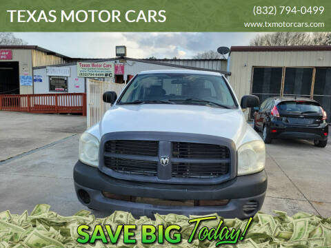 2008 Dodge Ram 1500 for sale at TEXAS MOTOR CARS in Houston TX