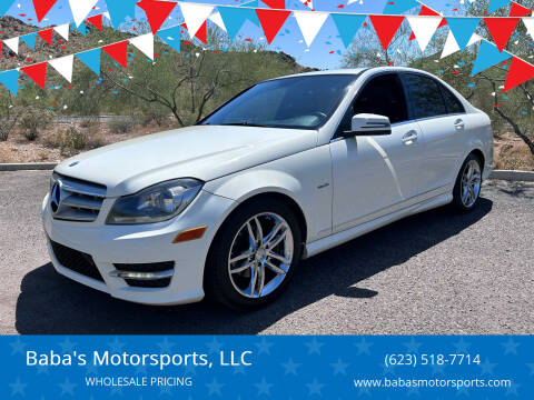 2012 Mercedes-Benz C-Class for sale at Baba's Motorsports, LLC in Phoenix AZ