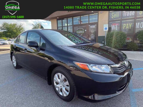 2012 Honda Civic for sale at Omega Autosports of Fishers in Fishers IN