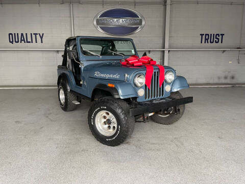 1982 Jeep CJ-5 for sale at TANQUE VERDE MOTORS in Tucson AZ