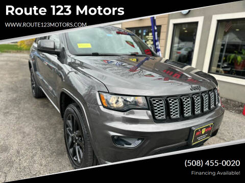 2019 Jeep Grand Cherokee for sale at Route 123 Motors in Norton MA
