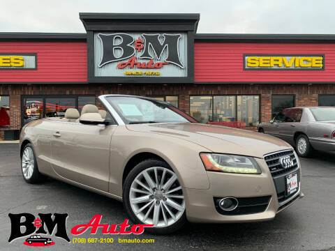 2010 Audi A5 for sale at B & M Auto Sales Inc. in Oak Forest IL