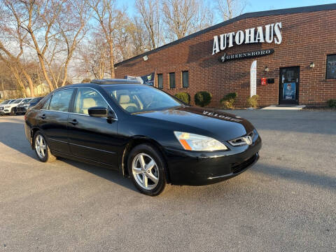 2005 Honda Accord for sale at Autohaus of Greensboro in Greensboro NC