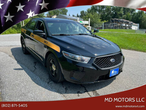 2018 Ford Taurus for sale at MD Motors LLC in Williston VT
