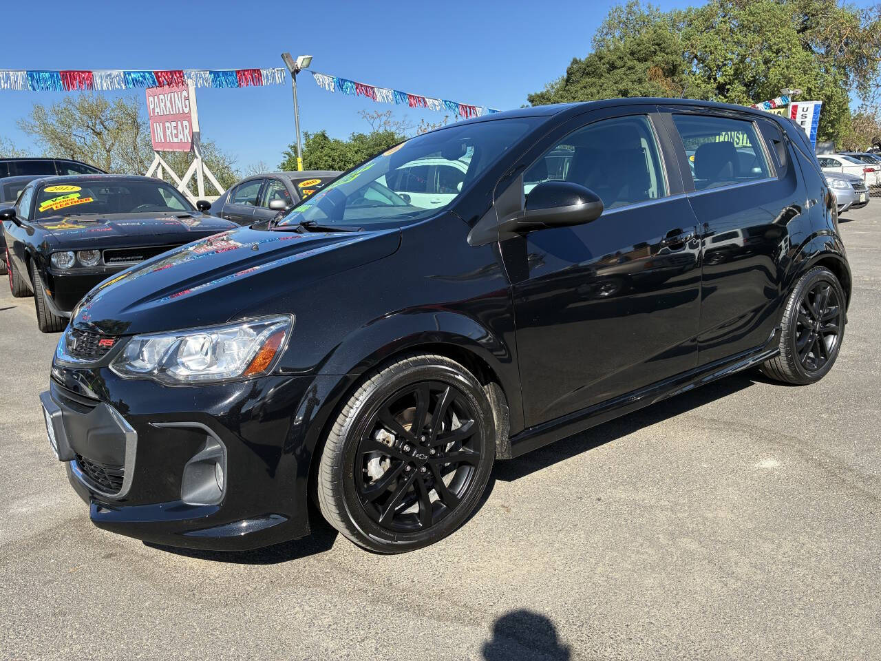 Black 2019 Chevrolet Sonic Premier Auto Premier Auto 4dr Hatchback 1