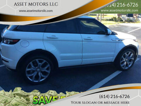 2015 Land Rover Range Rover Evoque for sale at ASSET MOTORS LLC in Westerville OH