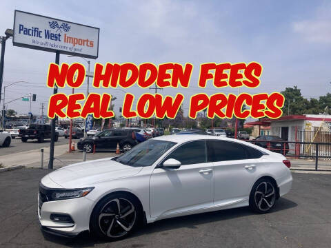 2018 Honda Accord for sale at Pacific West Imports in Los Angeles CA