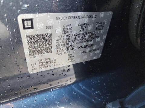 2019 Chevrolet Tahoe Premier