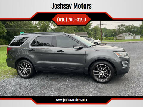 2016 Ford Explorer for sale at Joshsav Motors in Walnutport PA