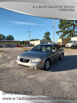 2001 Nissan Maxima for sale at A-1 Auto Sales Of South Carolina in Conway SC