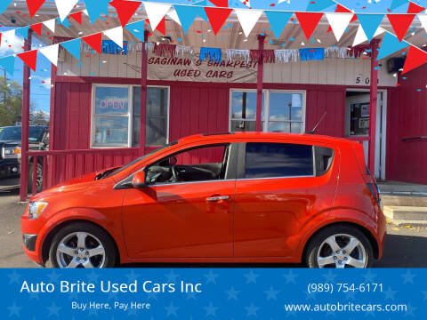 2012 Chevrolet Sonic for sale at Auto Brite Used Cars Inc in Saginaw MI