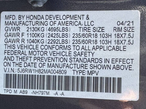 2021 Honda CR-V EX-L