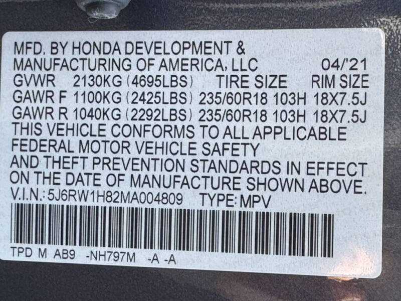 2021 Honda CR-V EX-L