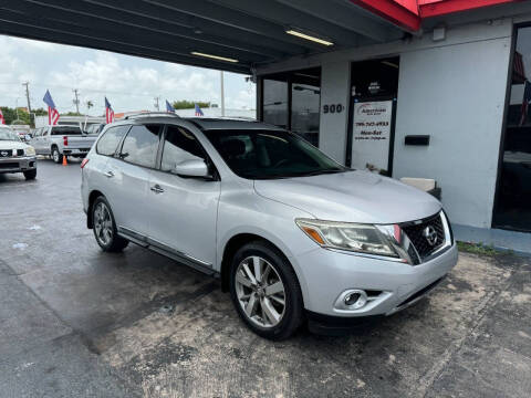 2014 Nissan Pathfinder for sale at American Auto Sales in Hialeah FL