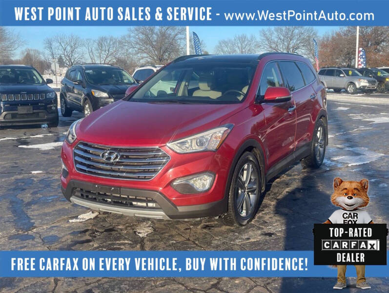 2016 Hyundai Santa Fe for sale at West Point Auto Sales & Service in Mattawan MI