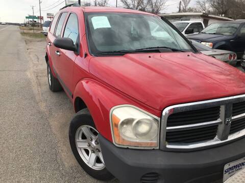 2006 Dodge Durango for sale at Simmons Auto Sales in Denison TX