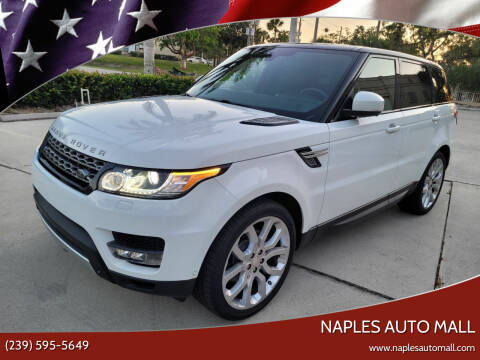 2014 Land Rover Range Rover Sport for sale at Naples Auto Mall in Naples FL