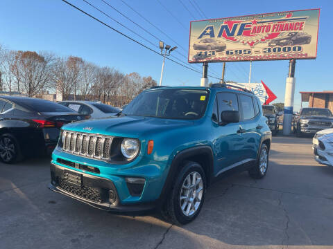 2021 Jeep Renegade for sale at ANF AUTO FINANCE in Houston TX