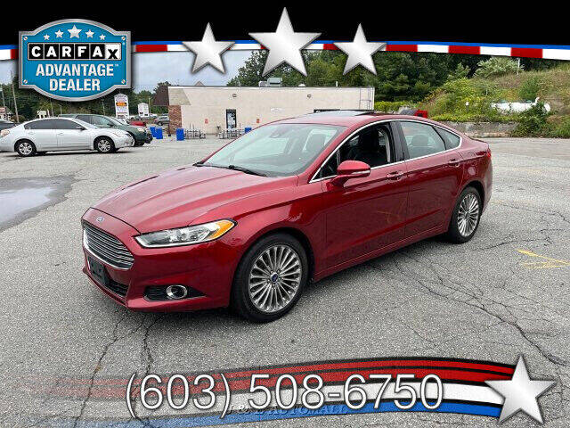 2013 Ford Fusion for sale at J & E AUTOMALL in Pelham NH
