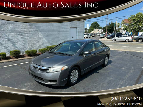 2010 Honda Civic for sale at Unique Auto Sales Inc. in Clifton NJ