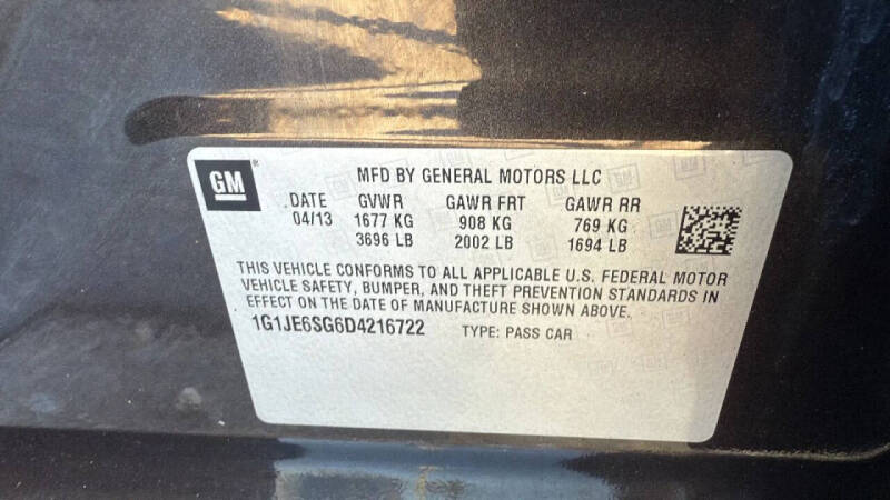 2013 Chevrolet Sonic LTZ Auto