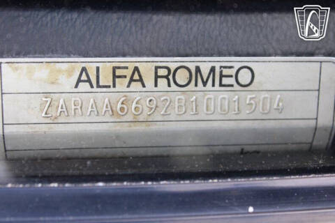 1981 Alfa Romeo GTV6
