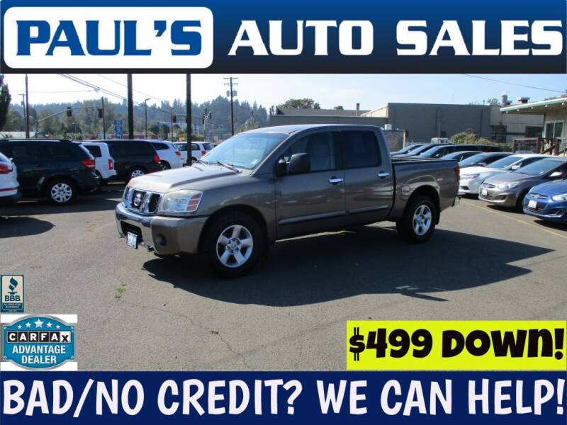 2007 Nissan Titan for sale at Paul's Auto Sales in Eugene OR