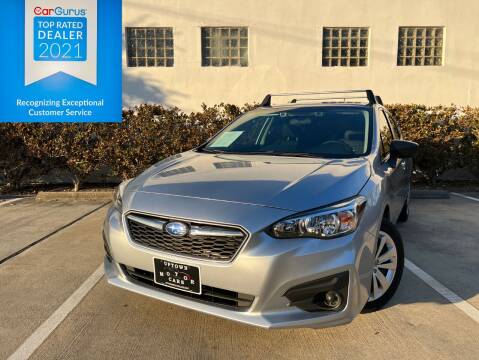 2019 Subaru Impreza for sale at UPTOWN MOTOR CARS in Houston TX