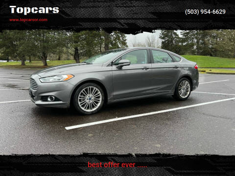 2013 Ford Fusion for sale at Topcars in Wilsonville OR