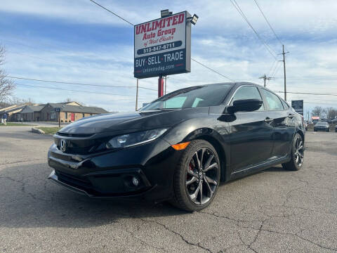 2020 Honda Civic for sale at Unlimited Auto Group in West Chester OH