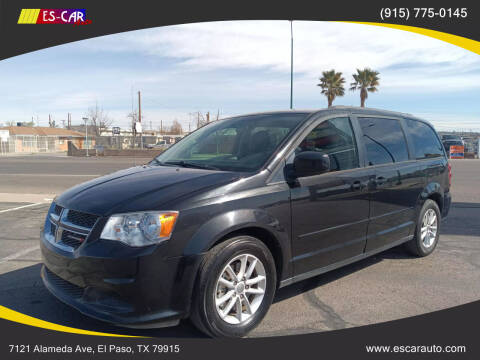 2016 Dodge Grand Caravan for sale at Escar Auto in El Paso TX