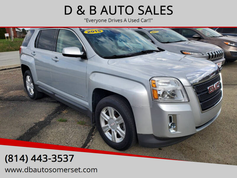 2015 GMC Terrain for sale at D & B AUTO SALES in Somerset PA