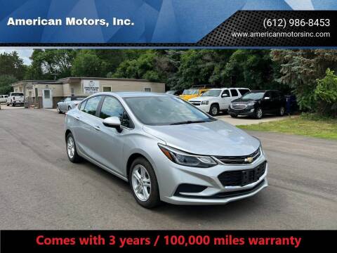 2016 Chevrolet Cruze for sale at American Motors, Inc. in Farmington MN