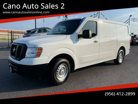 2016 Nissan NV for sale at Cano Auto Sales 2 in Harlingen TX