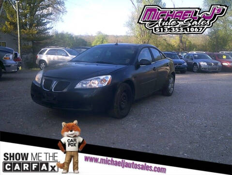 2005 Pontiac G6 for sale at MICHAEL J'S AUTO SALES in Cleves OH