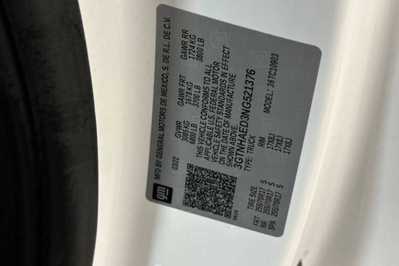 2022 GMC Sierra 1500 Pro