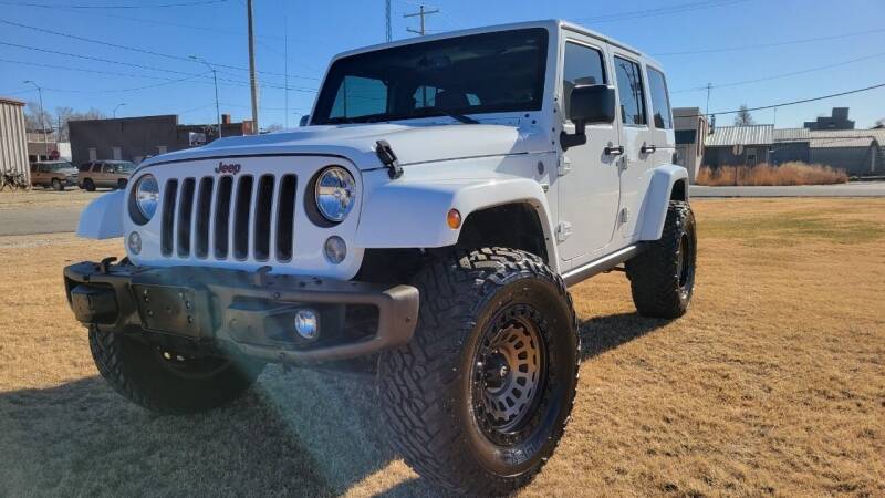 2016 Jeep Wrangler Unlimited for sale at TNK Autos in Inman KS